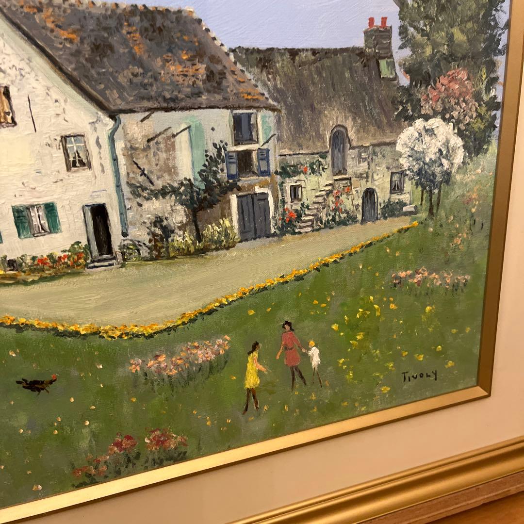 【更に値下げしました】油絵画《TIVOLY》