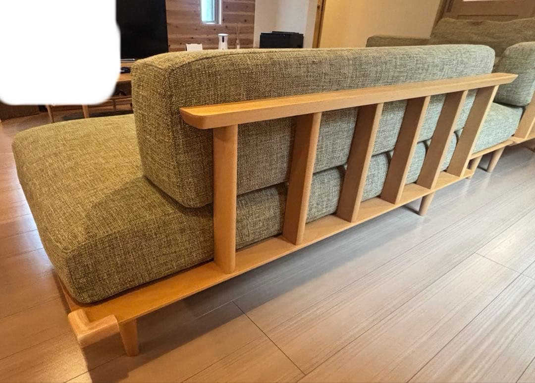 飛騨産業 / HIDA キツツキ　ソファセット①肘なしソファ