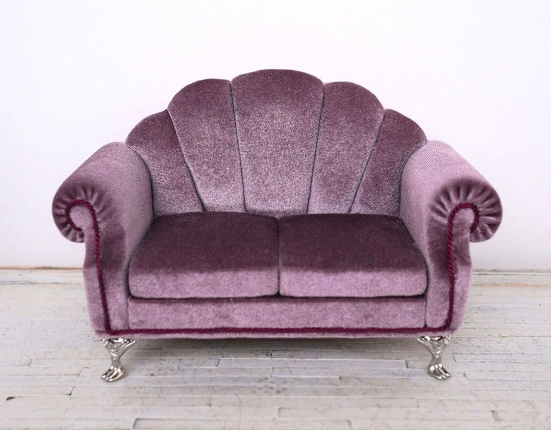 ま～※プロフ必読様専用 1/6シェル型ソファ2人用｜ま～