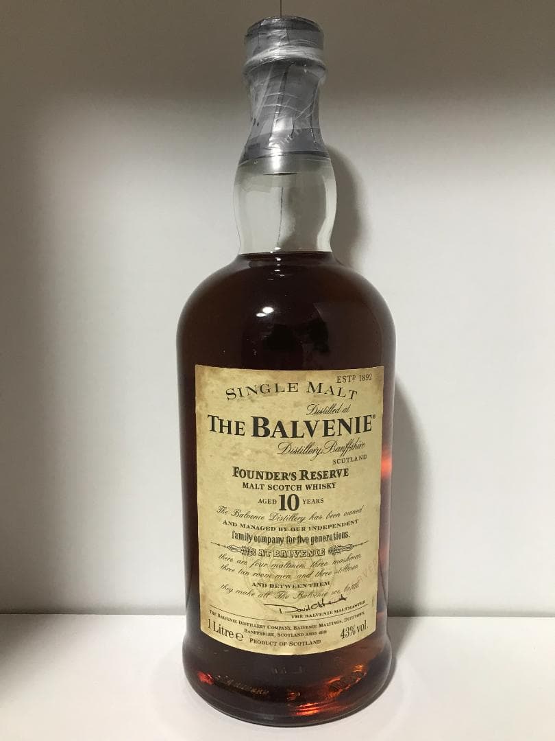 古酒【終売希少ボトル】バルヴェニー10年 ファウンダーズリザーブ