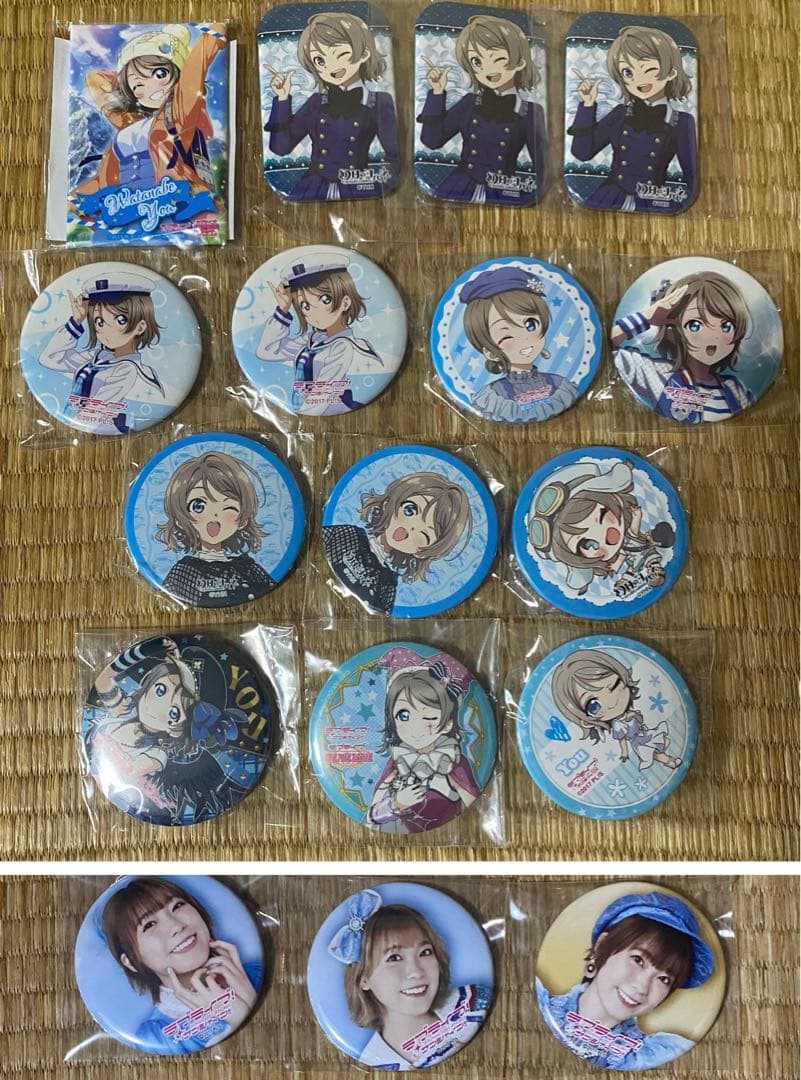 ラブライブ マルイ Aqours 缶バッジ 渡辺曜 6セット