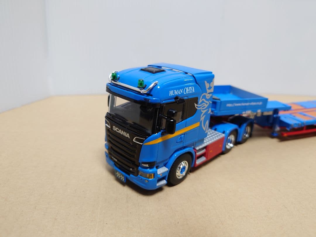 ケンクラフト WSI 1/50 スカニアトレーラーセット 大矢運送カラー