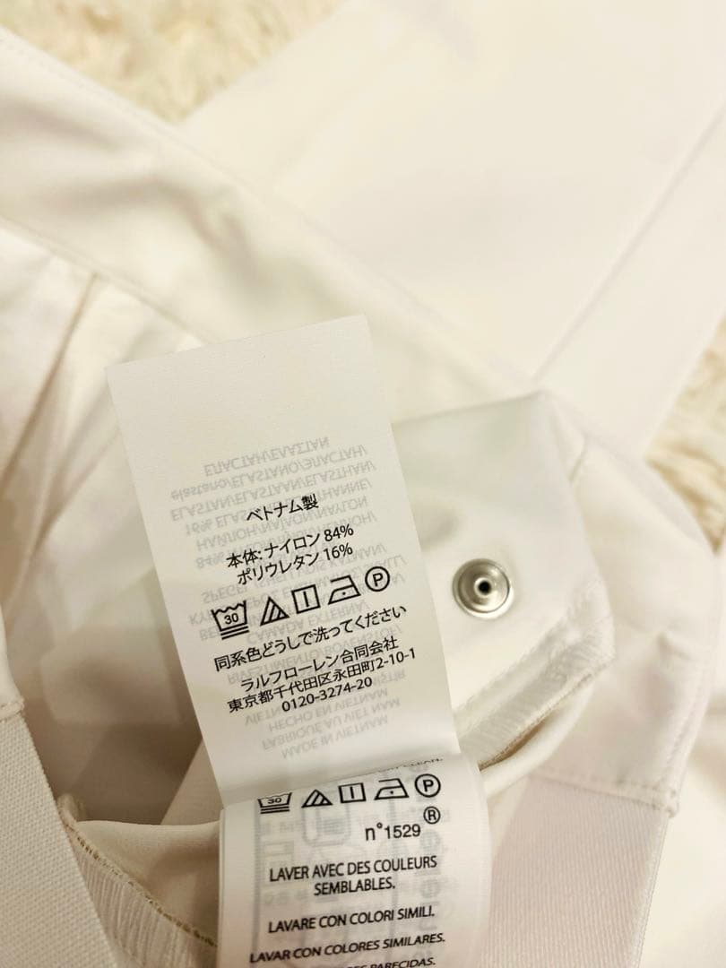RLX 0サイズ　ストレッチパンツ　白色　未使用品　150 ラルフローレンゴルフ