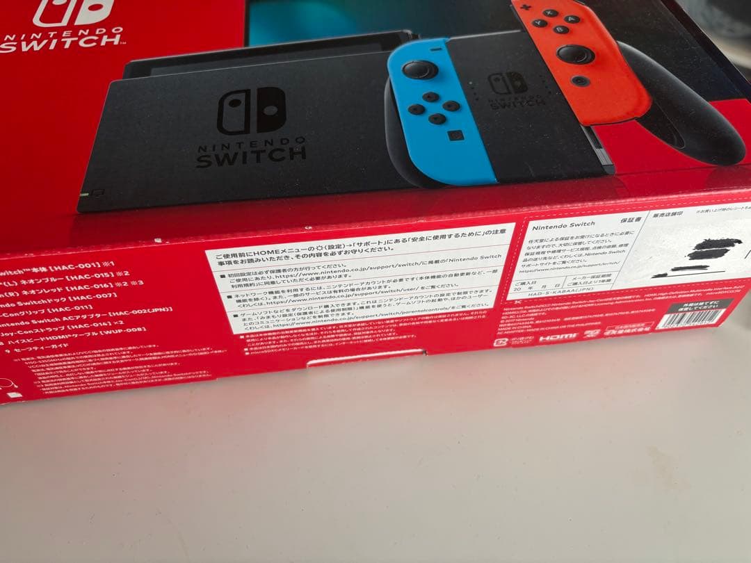 Nintendo Switch 本体 青/赤 Joy-Con付き