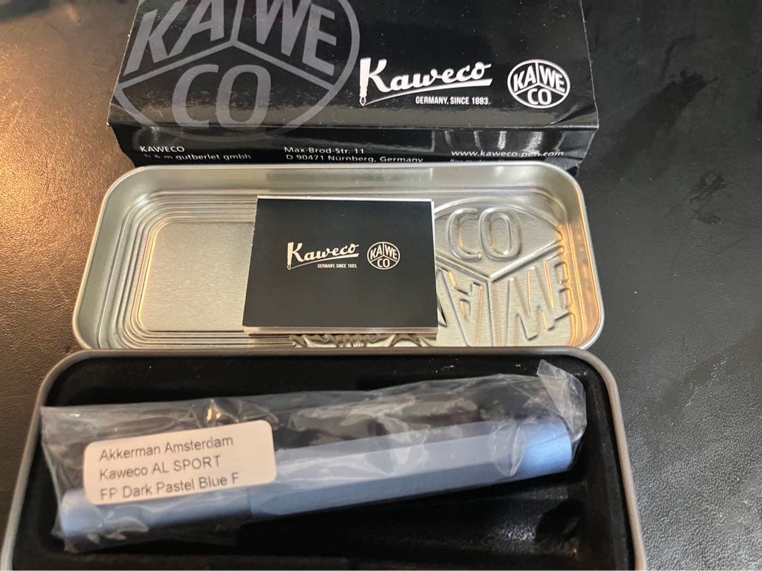 カヴェコ アルスポーツ アッカーマン ブルー ラグーン 万年筆 F（細字）