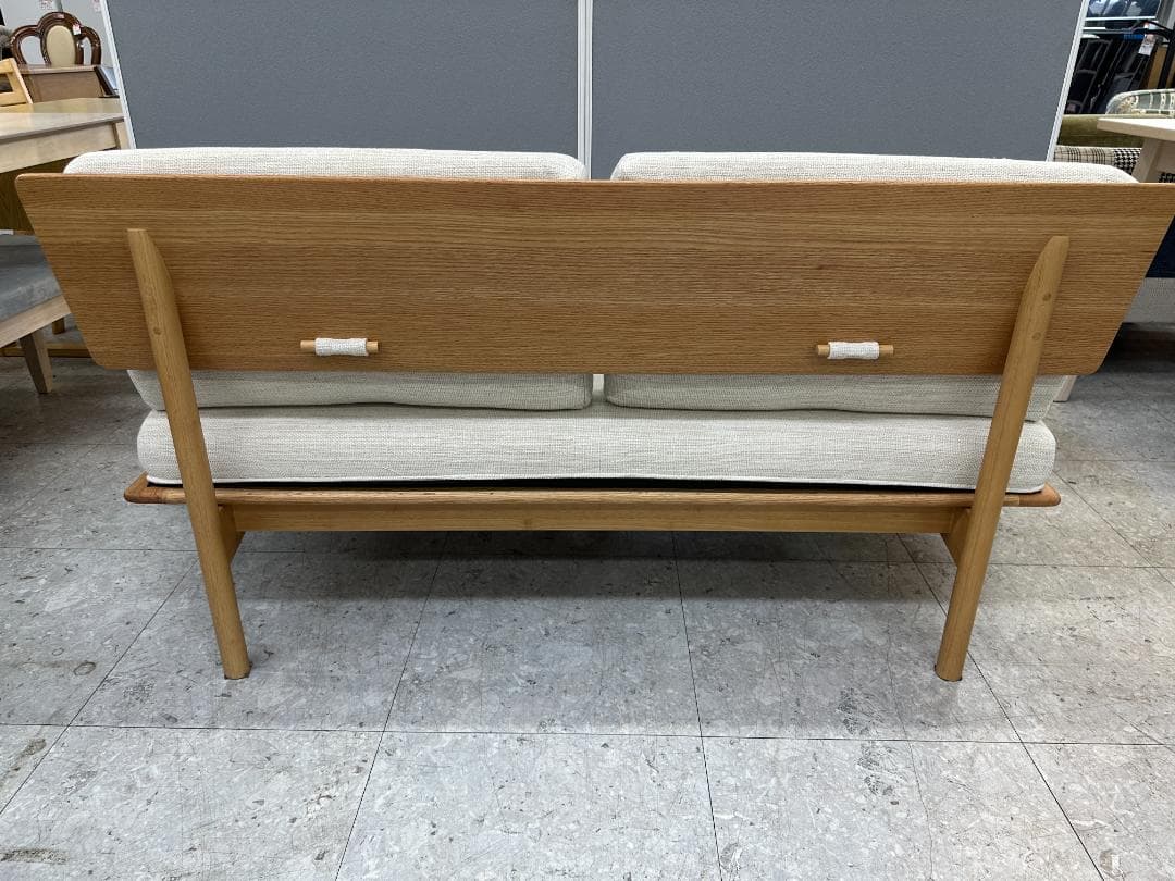 ニトリ　ダイニングテーブルセット　オークエスト　2Pソファ　ベンチ　ベージュ