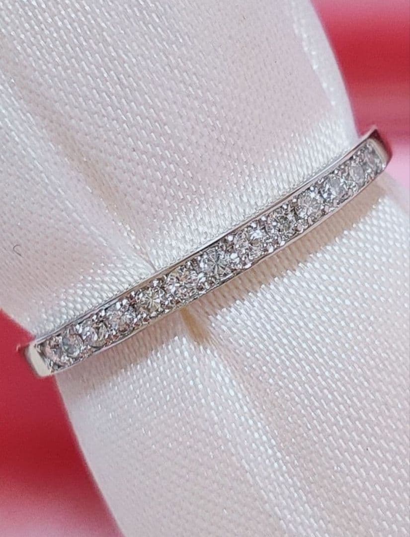 同梱 新入荷 未使用 pt950 ダイヤモンド0.10ct エタニティリング