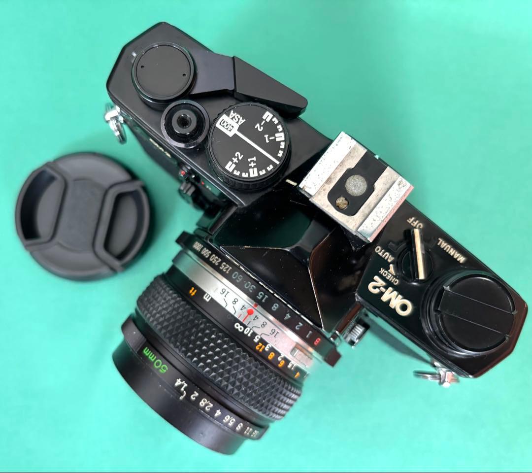 ☆ OLYMPUS OM-2 BLACK + 標準レンズ 50mm F1.4 - メルカリ