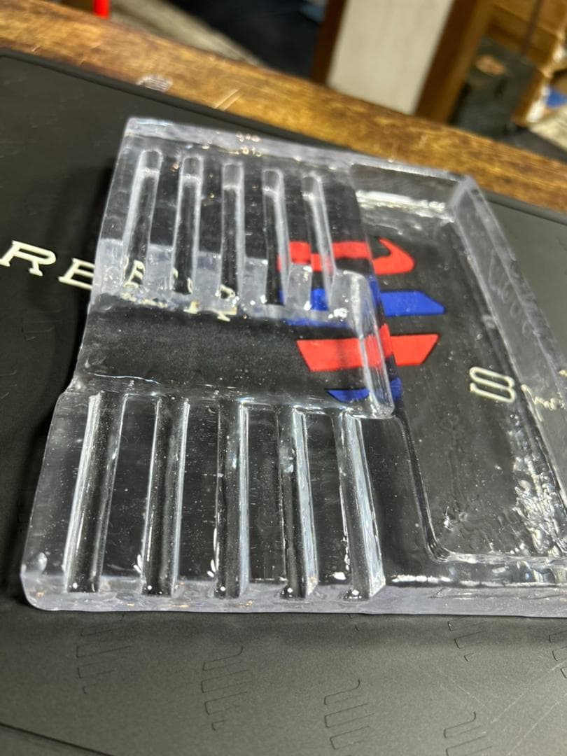 BARBER barbershop シザーケース シザースタンド レジン 小物置きスタンド