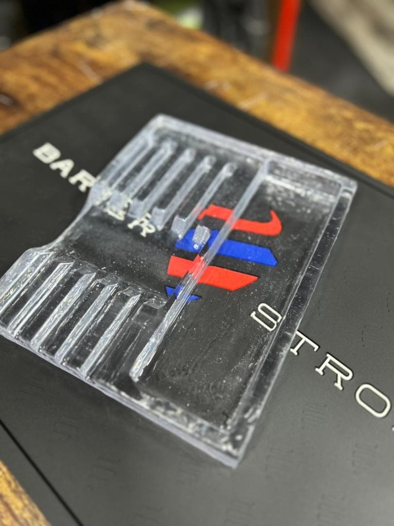 BARBER barbershop シザーケース シザースタンド レジン 小物置きスタンド