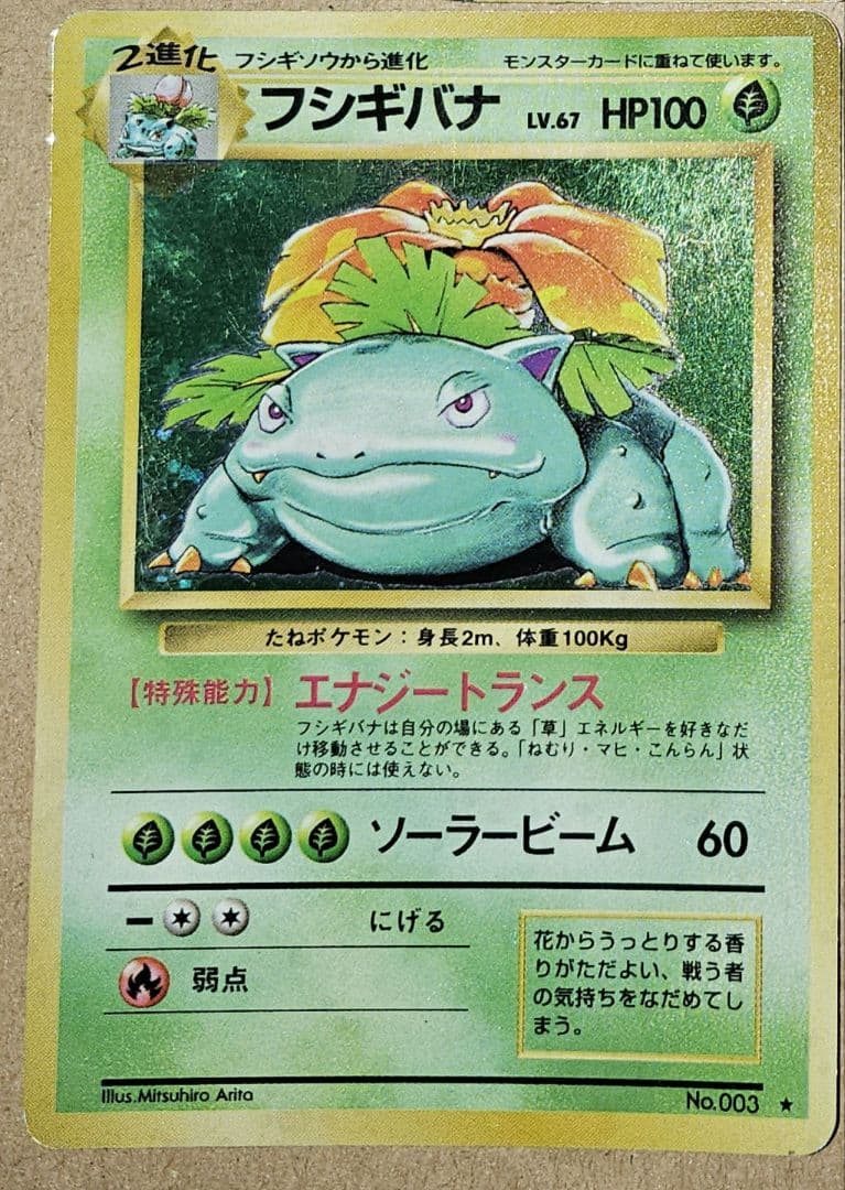 旧？ポケモンカード カメックス&フシギバナ ノーマルゼニガメカメール フシギソウ
