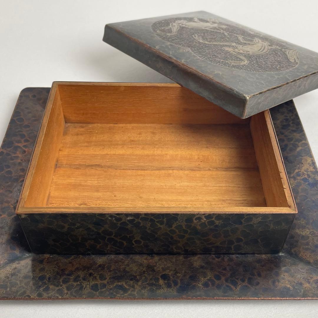 染付皆具 手塚央 茶道具 古物品 木箱入