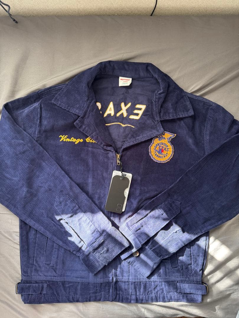 FFAジャケット　ブルゾン　ファーマーズジャケット　コーデュロイジャケット S