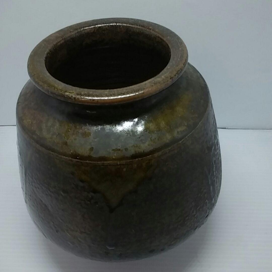 248 備前焼 花瓶 生け花の 原点 詫び 寂の 世界に