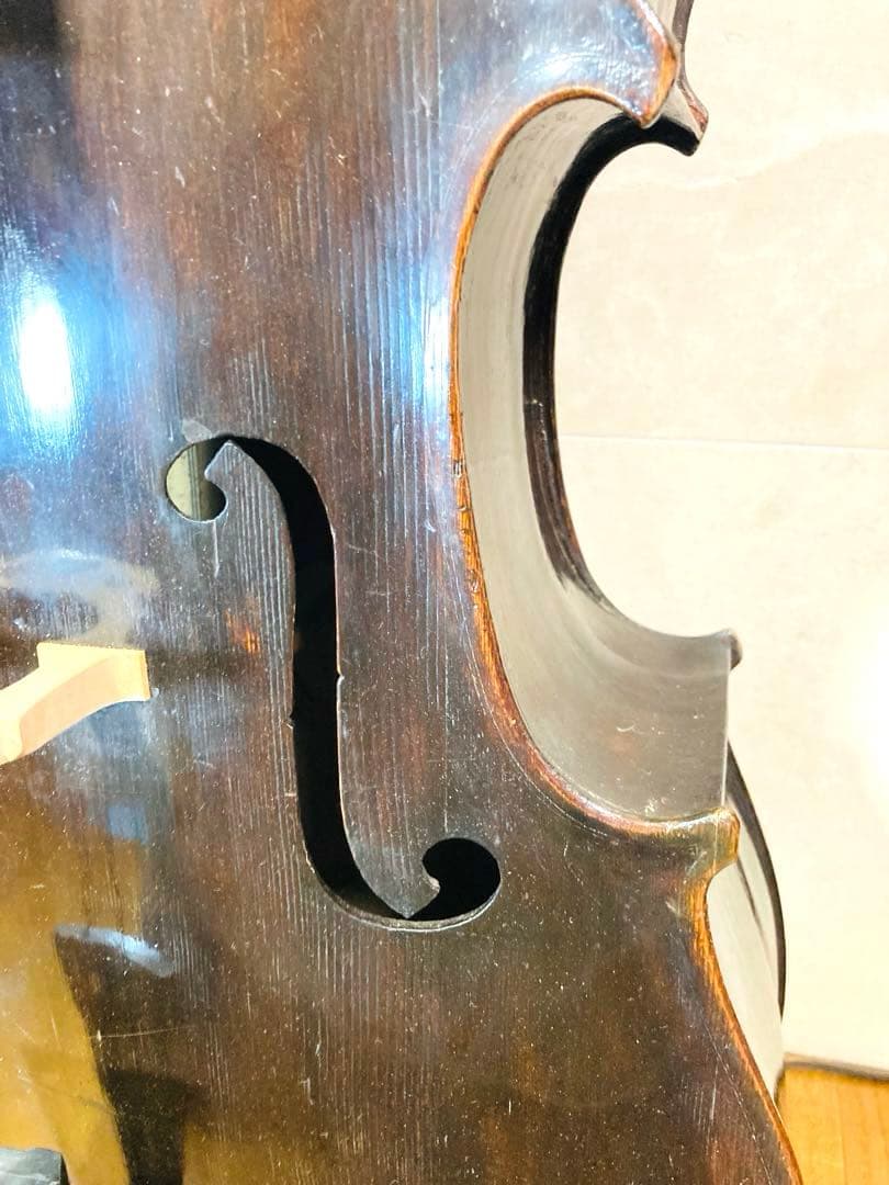 【オールドチェロ】Thomas Henrik 1924製作 調整済 弓 ケース付