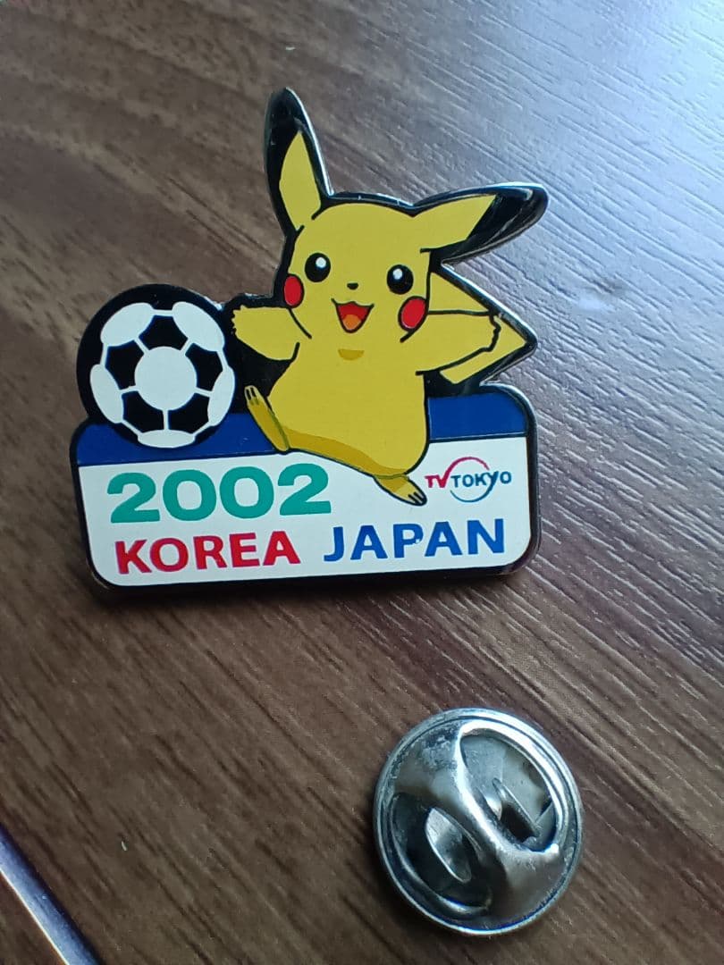 2002 ワールドカップ ピカチュウ ピンバッジ