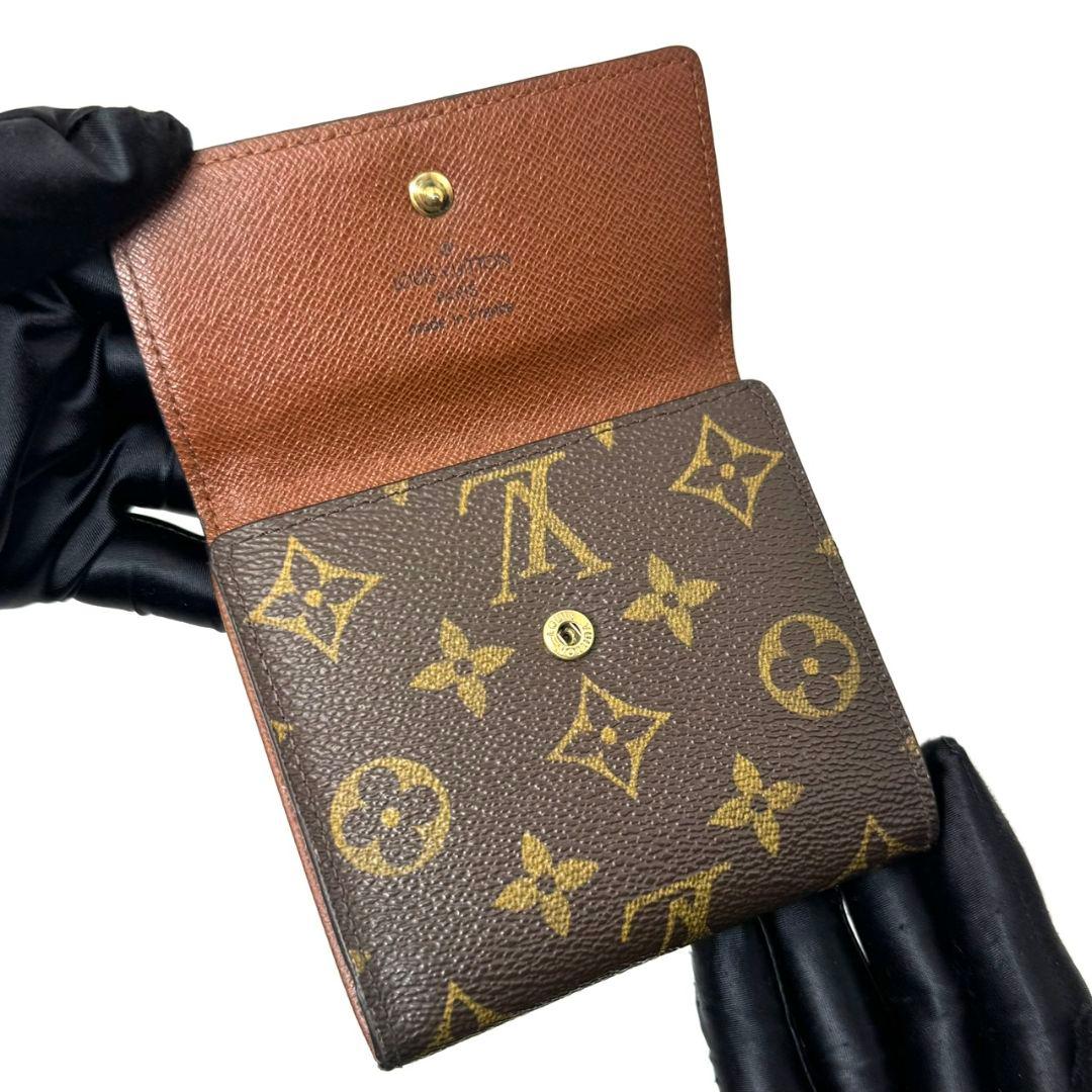超極美品 ルイヴィトン モノグラム ポルトモネ ビエ カルトクレディ W 財布