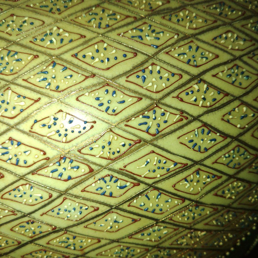 中国古玩 隆源 金彩鳥草花文壺 高さ40cm 美術品・アンティーク