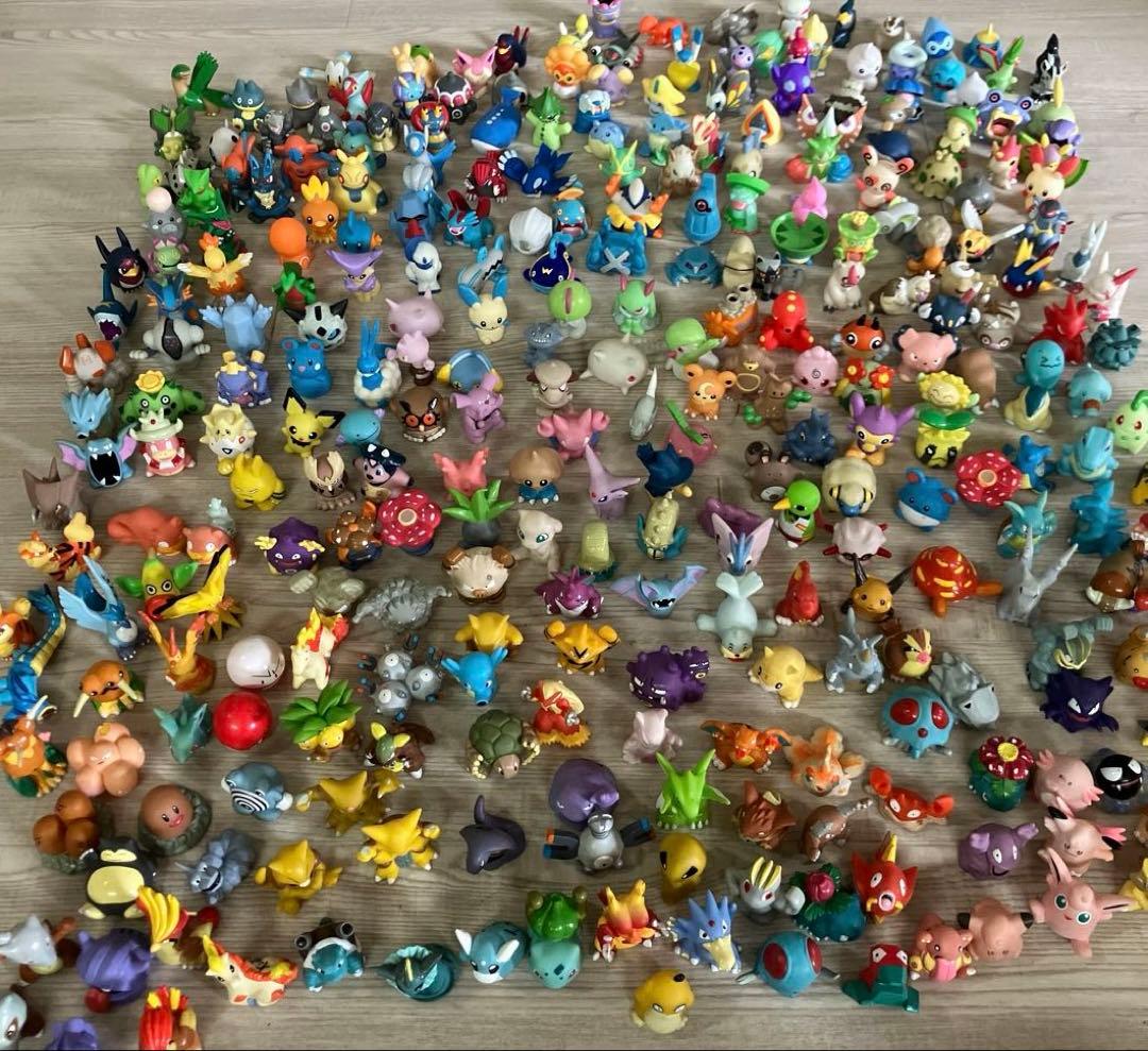 ジャンク ポケモン ポケモンキッズ 指人形 ソフビ まとめ売り 290体以上