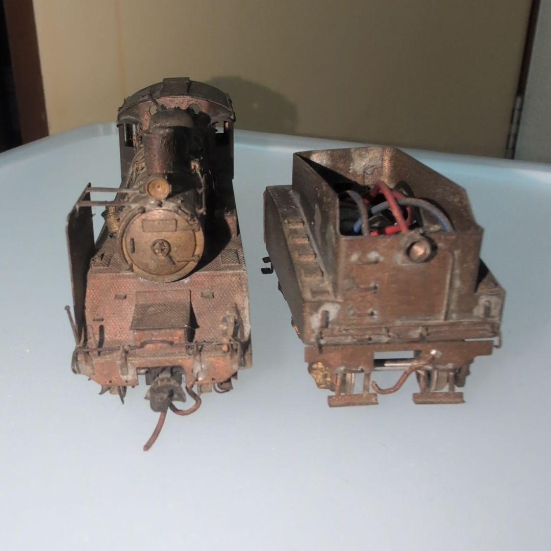 HOゲージ C56形蒸気機関車未塗装素組品ジャンク