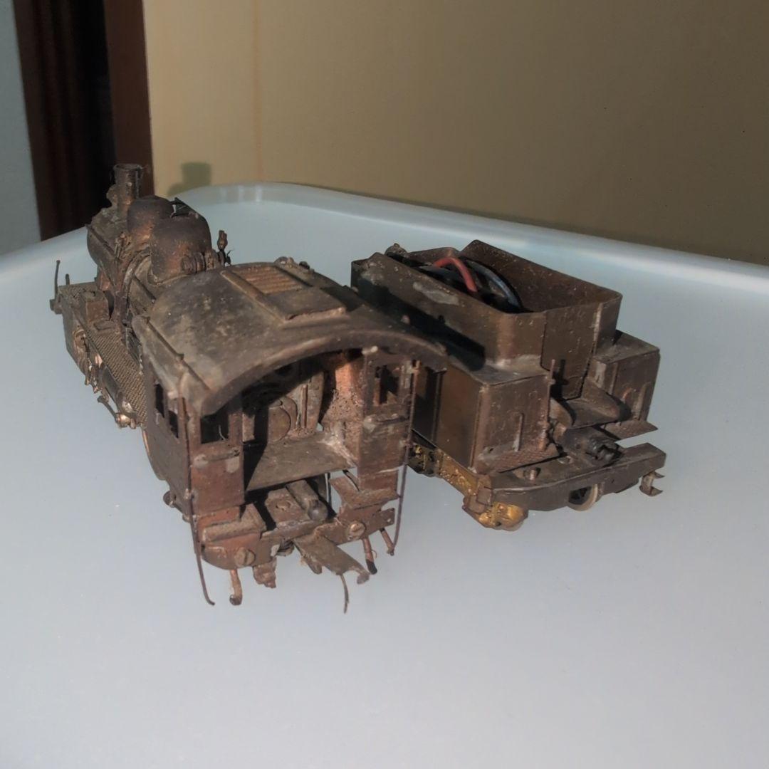 HOゲージ C56形蒸気機関車未塗装素組品ジャンク