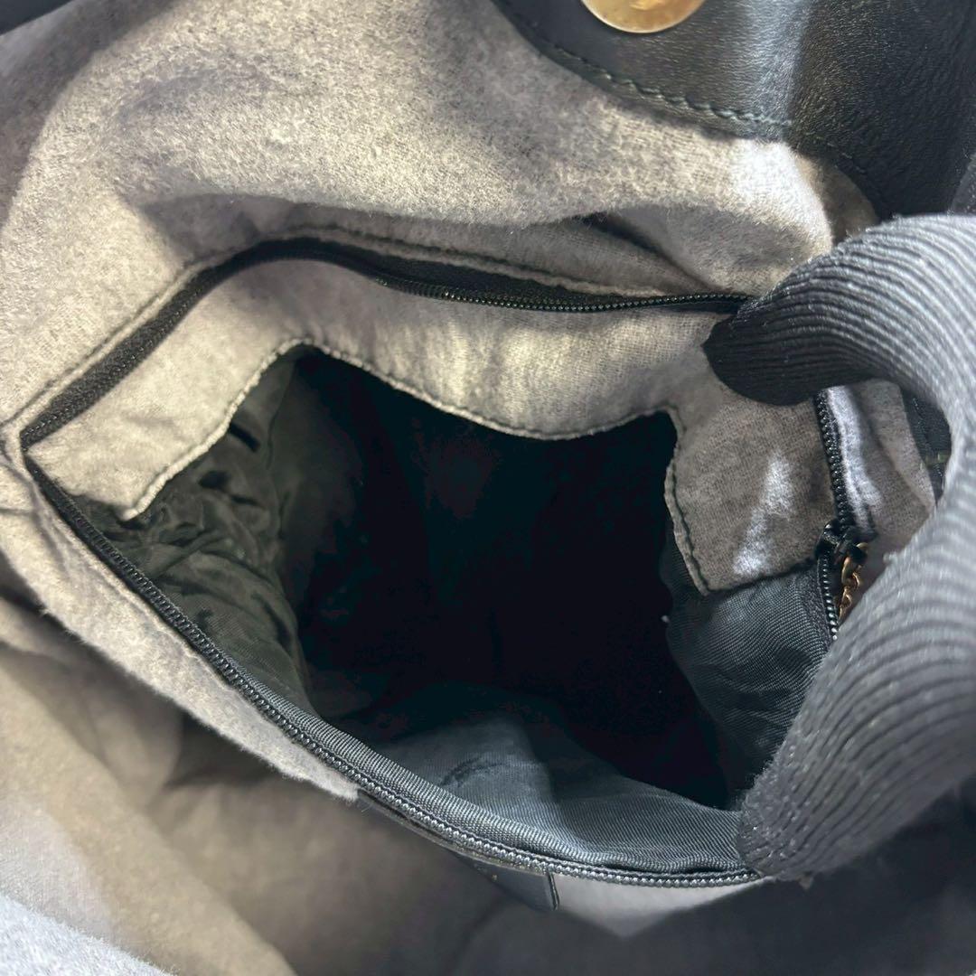 ✨美品✨GUCCI ショルダーバッグ 2way ハンド バンブー 黒 レザー