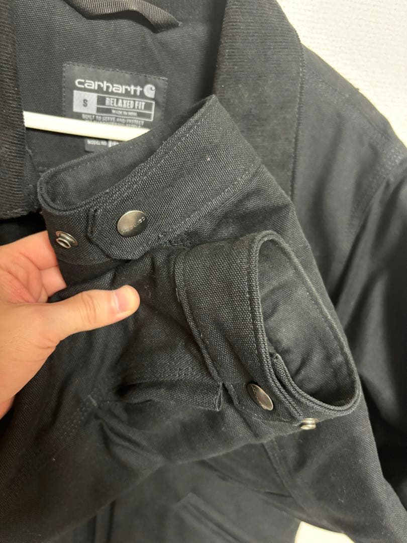 Carhartt デトロイトジャケット カーハート Sサイズ ブラック USA