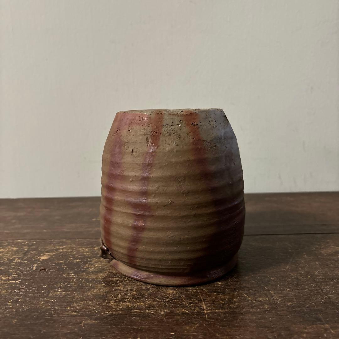 古備前 火襷水指 江戸時代 壺 水差し茶道具 古道具 アンティーク 古民芸 李