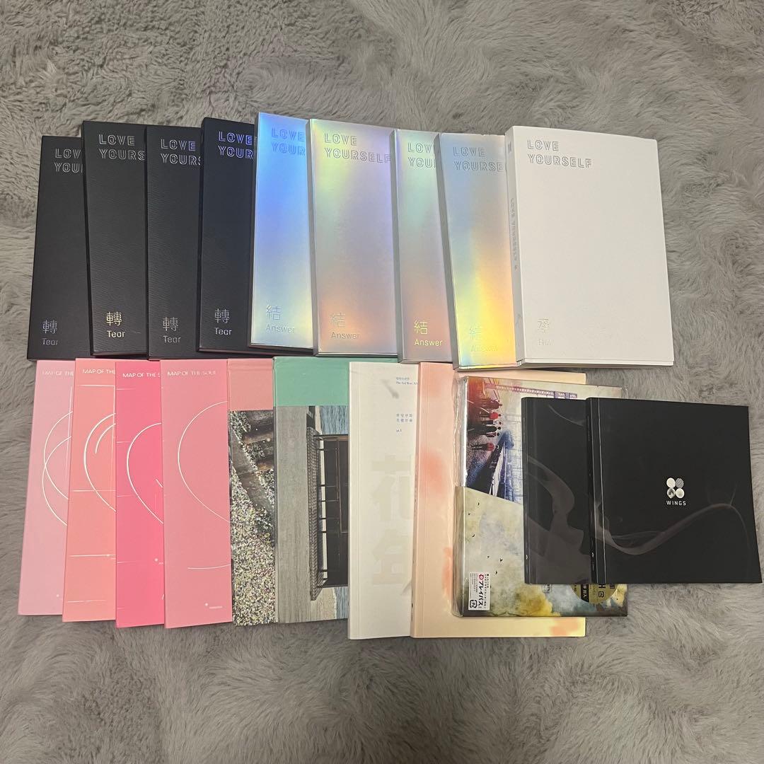 BTS CD アルバム まとめ売り トレカ・ポスター付き