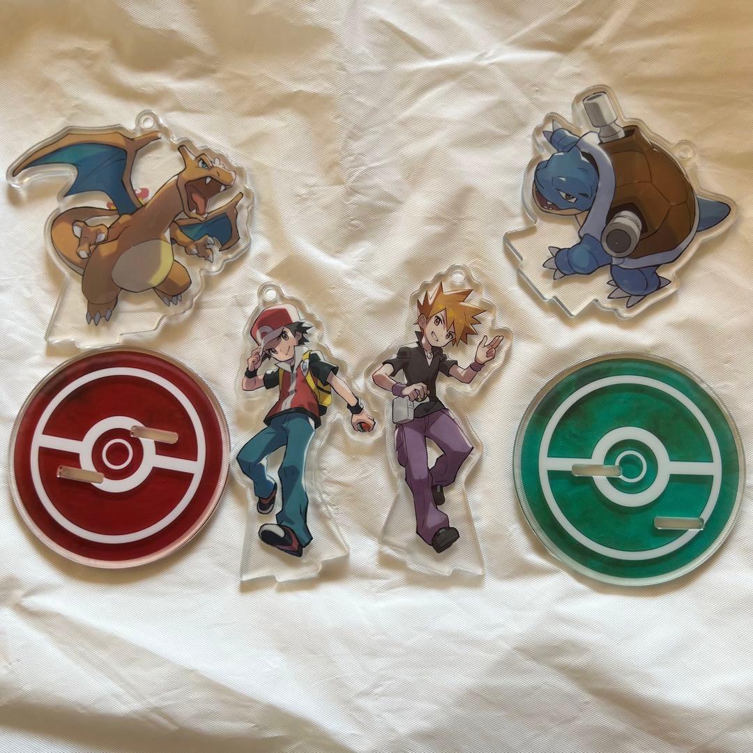 ポケモン トレーナーズ アクリルスタンド レッド グリーン ポケモン