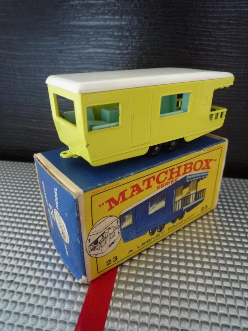 MATCHBOX N° 23D TRAILER CARAVAN 1965