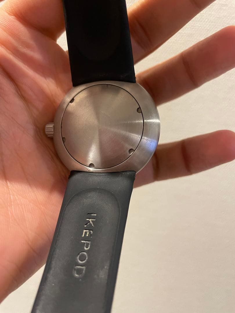 Ikepod ブラック ラバーベルト 時計
