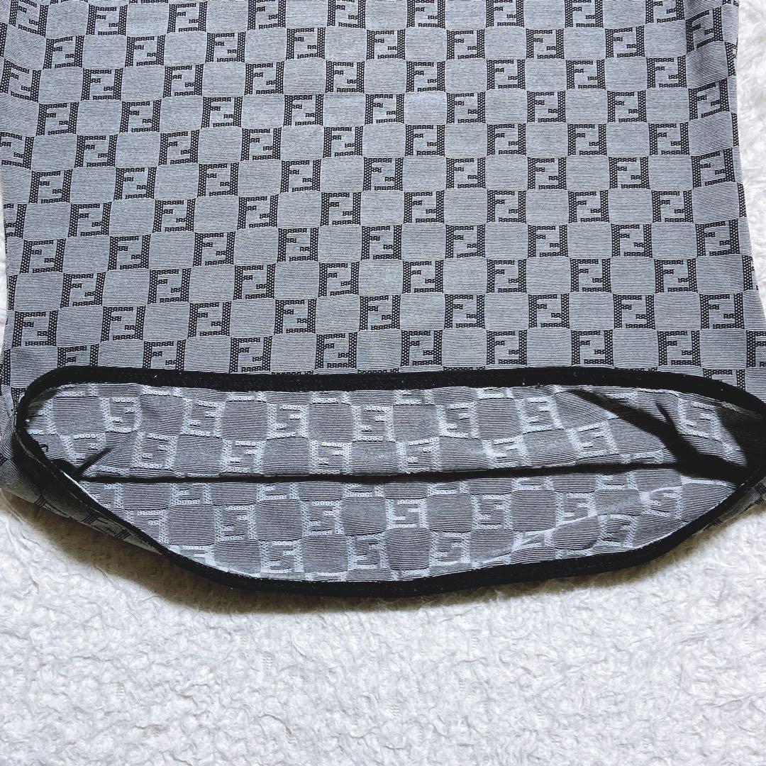 希少⭐️フェンディ　タンクトップ　ズッカ柄　総柄　ノースリーブ　イタリア製　夏