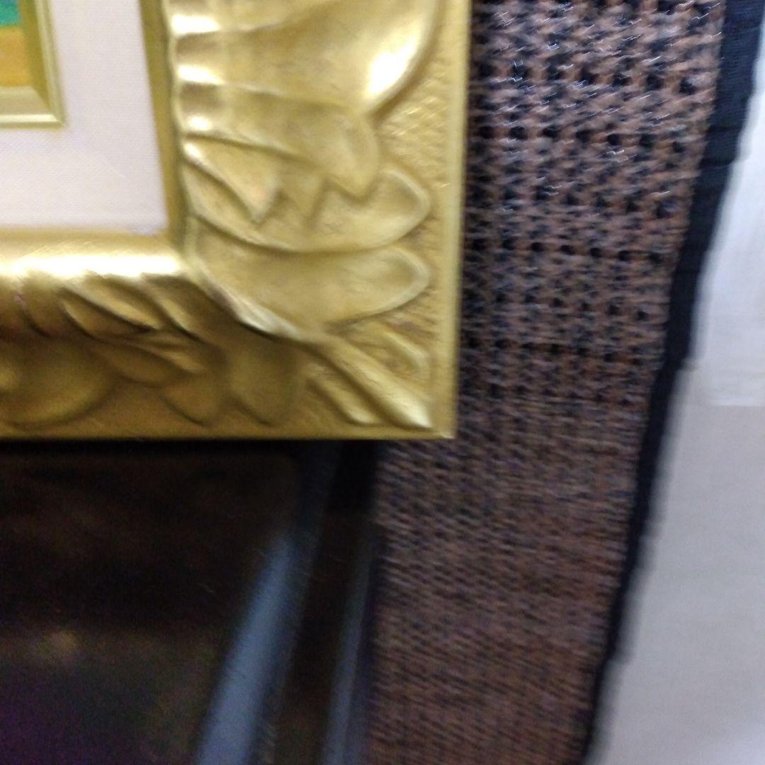 真作 絵画 [雨森三郎] 油彩画 「牡丹」 F4 油絵 額装 原画 静物画 額