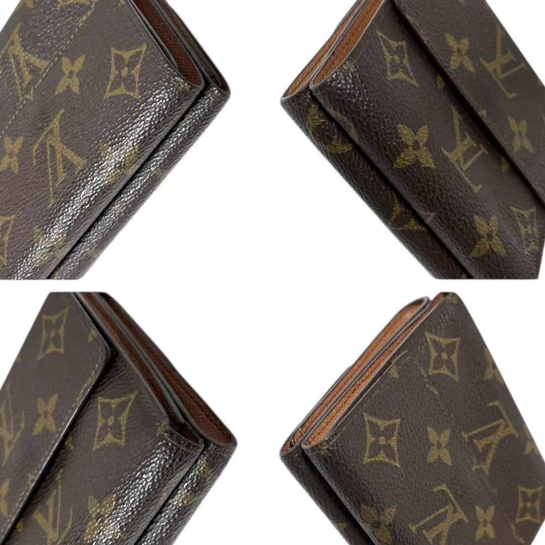 ルイヴィトン ポルトフォイユ エリーズ Wホック 三つ折り財布