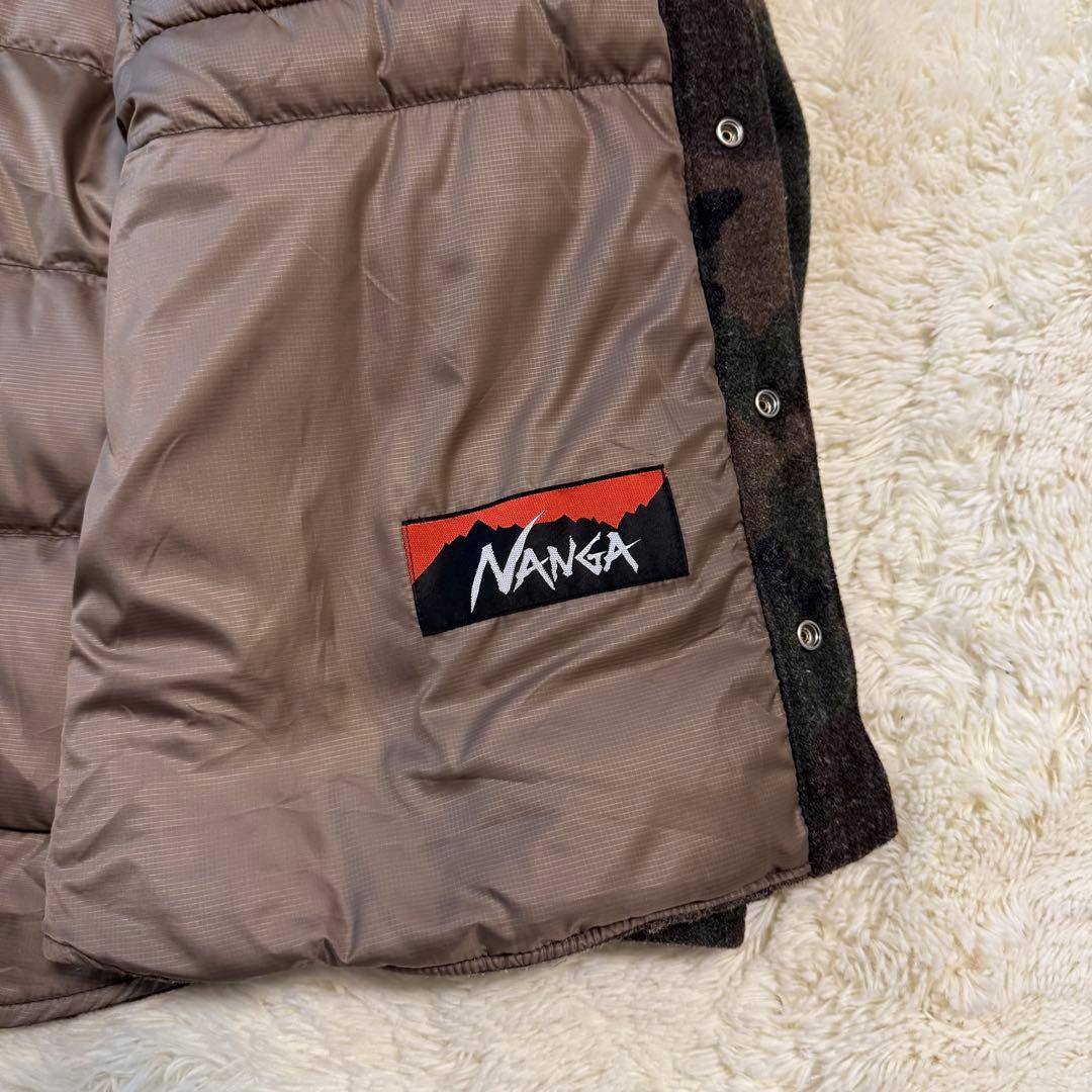 希少　NANGA × coochucamp 迷彩ジャケット Sサイズ