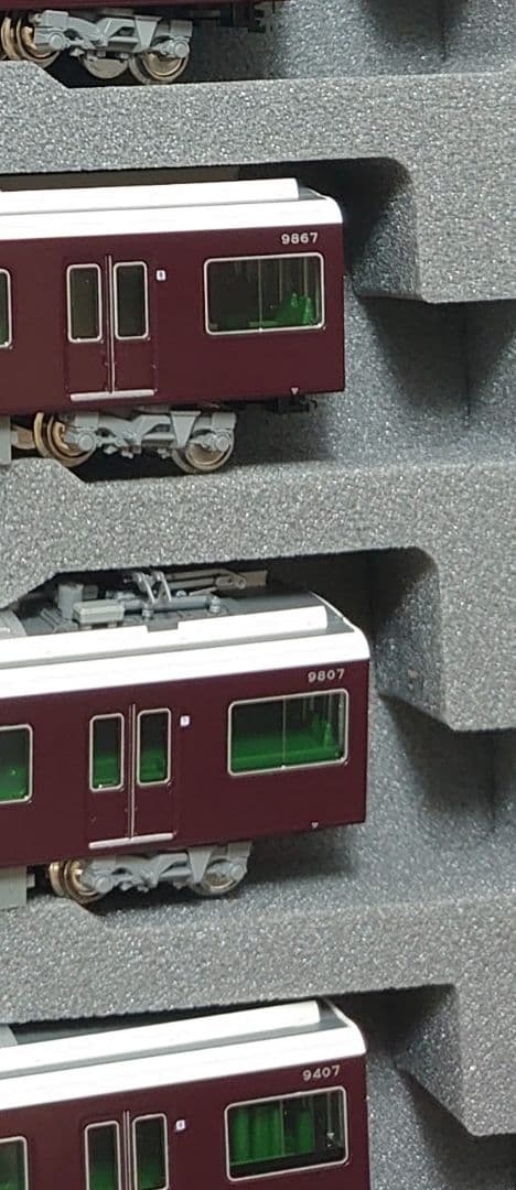 最新8両 阪急 9300系 京都線 10-1822 1823 側面幕仕上品