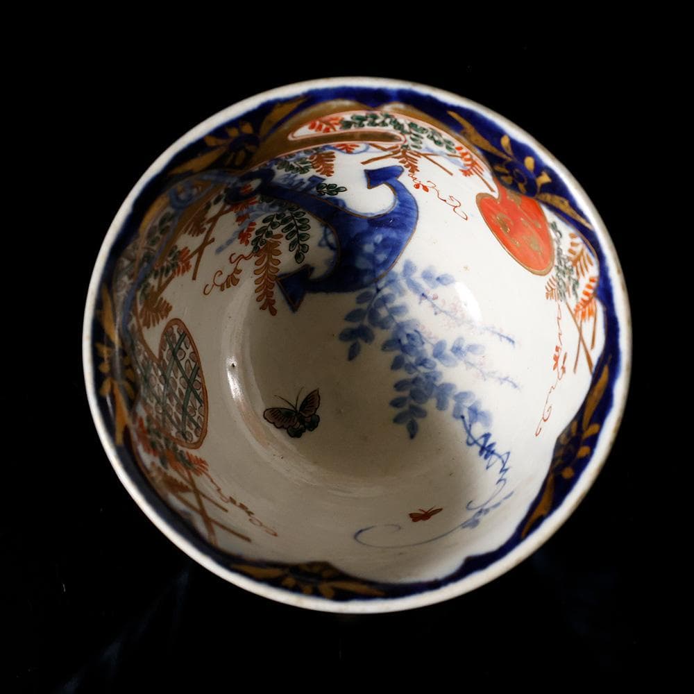 T 時代年代物　幕末　盃洗　深鉢　碇 陶器　陶芸品