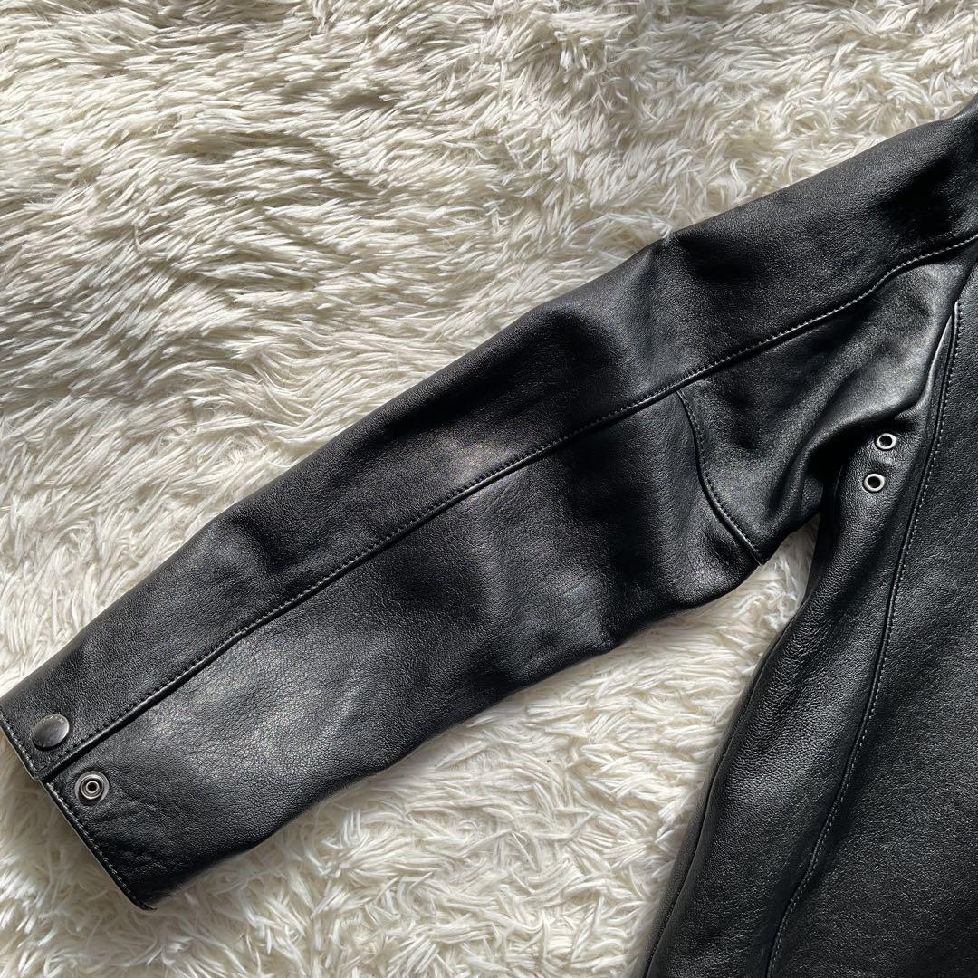 未使用級✨COACH レザージャケット シングルライダース M 黒 88799