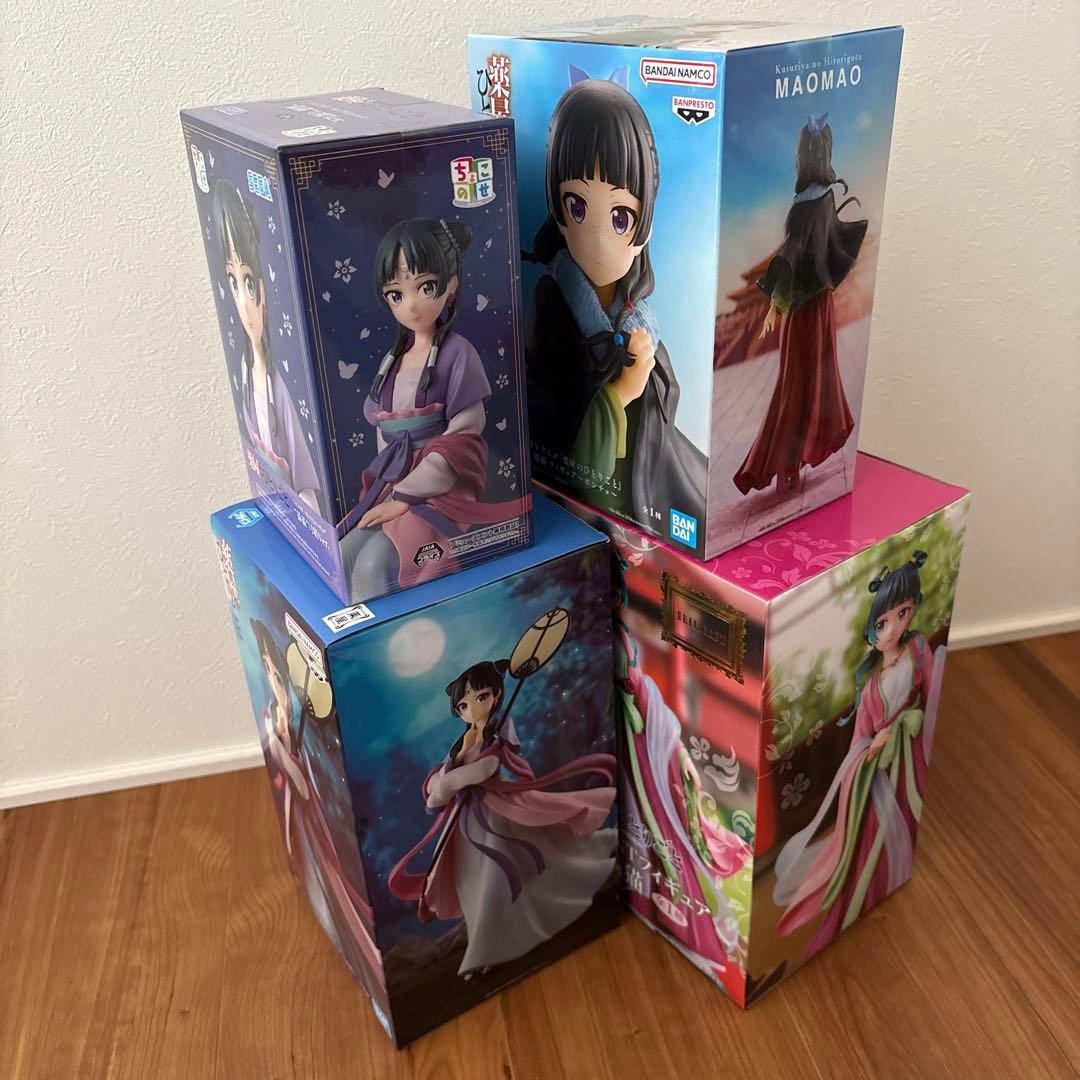 【新品未開封】薬屋のひとりごと　猫猫フィギュア 4体セット