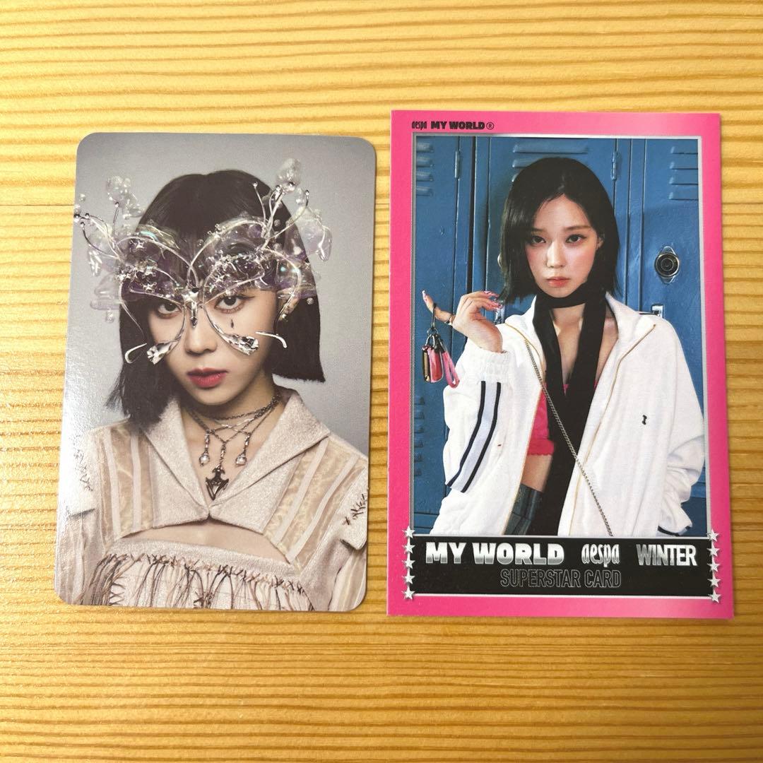aespa ウィンター savage my world トレカセット - メルカリ