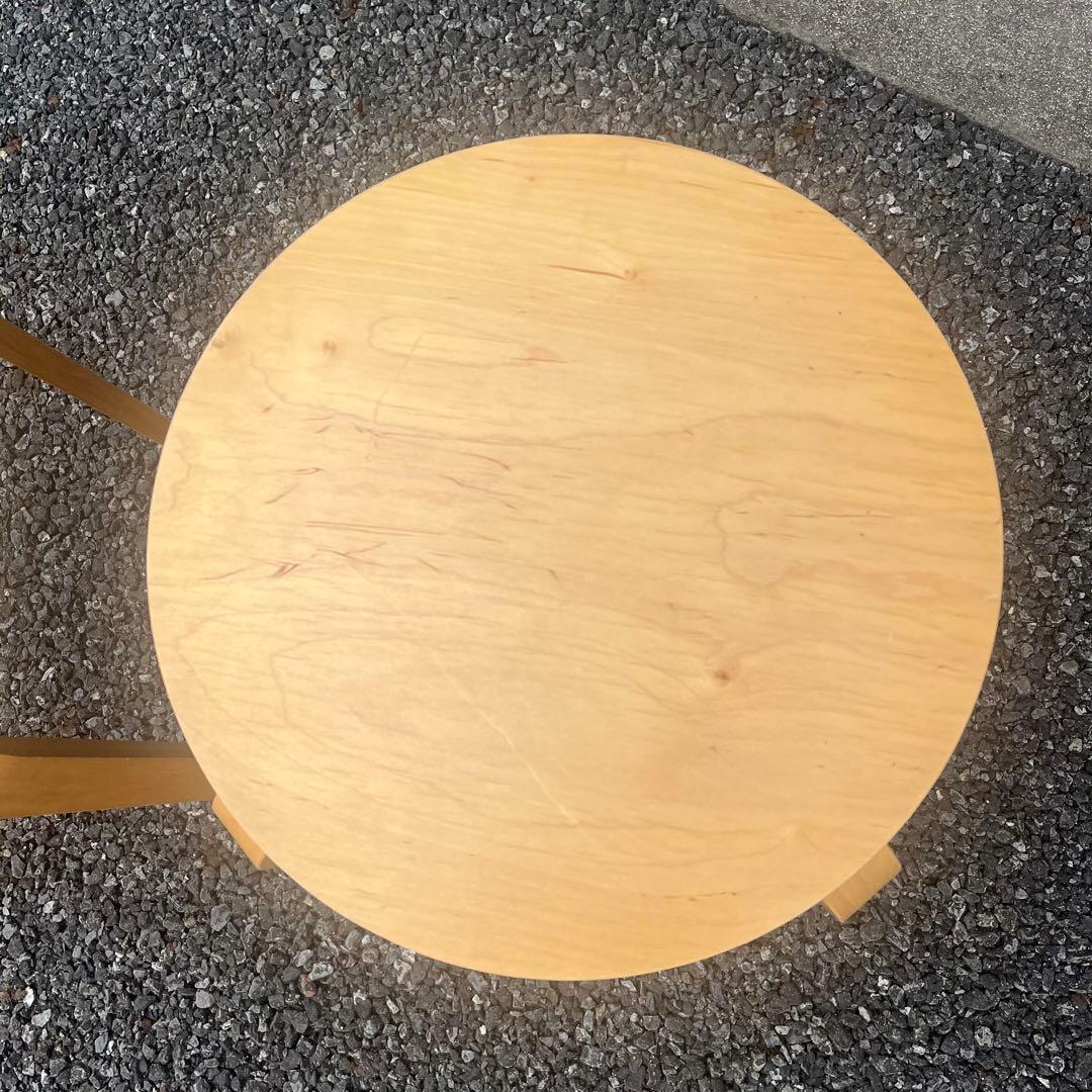 廃盤品　IKEA イケア　フロスタ　スツール　2脚　スタッキングチェア　天然木