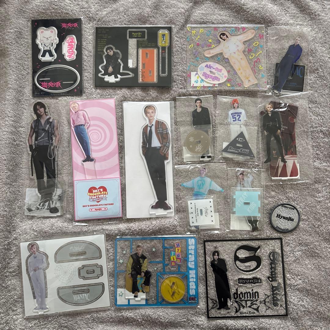 スキズ ヒョンジン トレカ ラントレ アクスタ グッズ まとめ売り