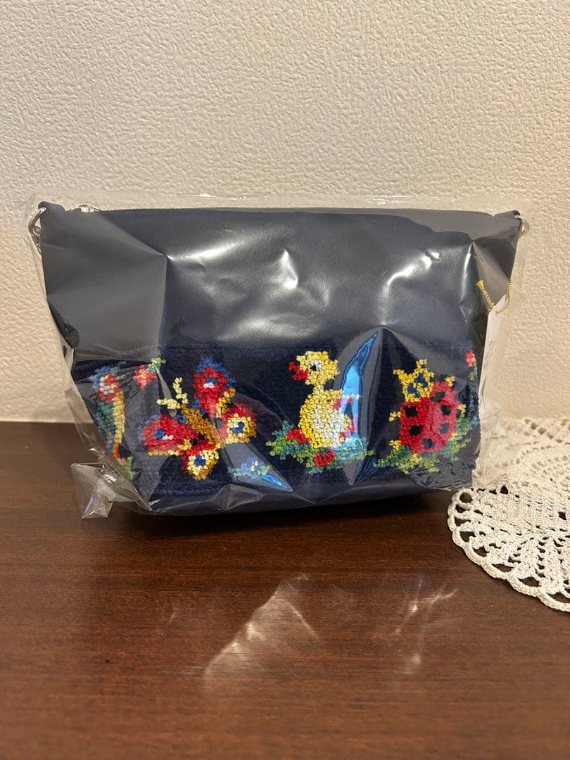 FEILER VERY ×学校はフェイラー　ショルダーバッグ　ネイビー 完売