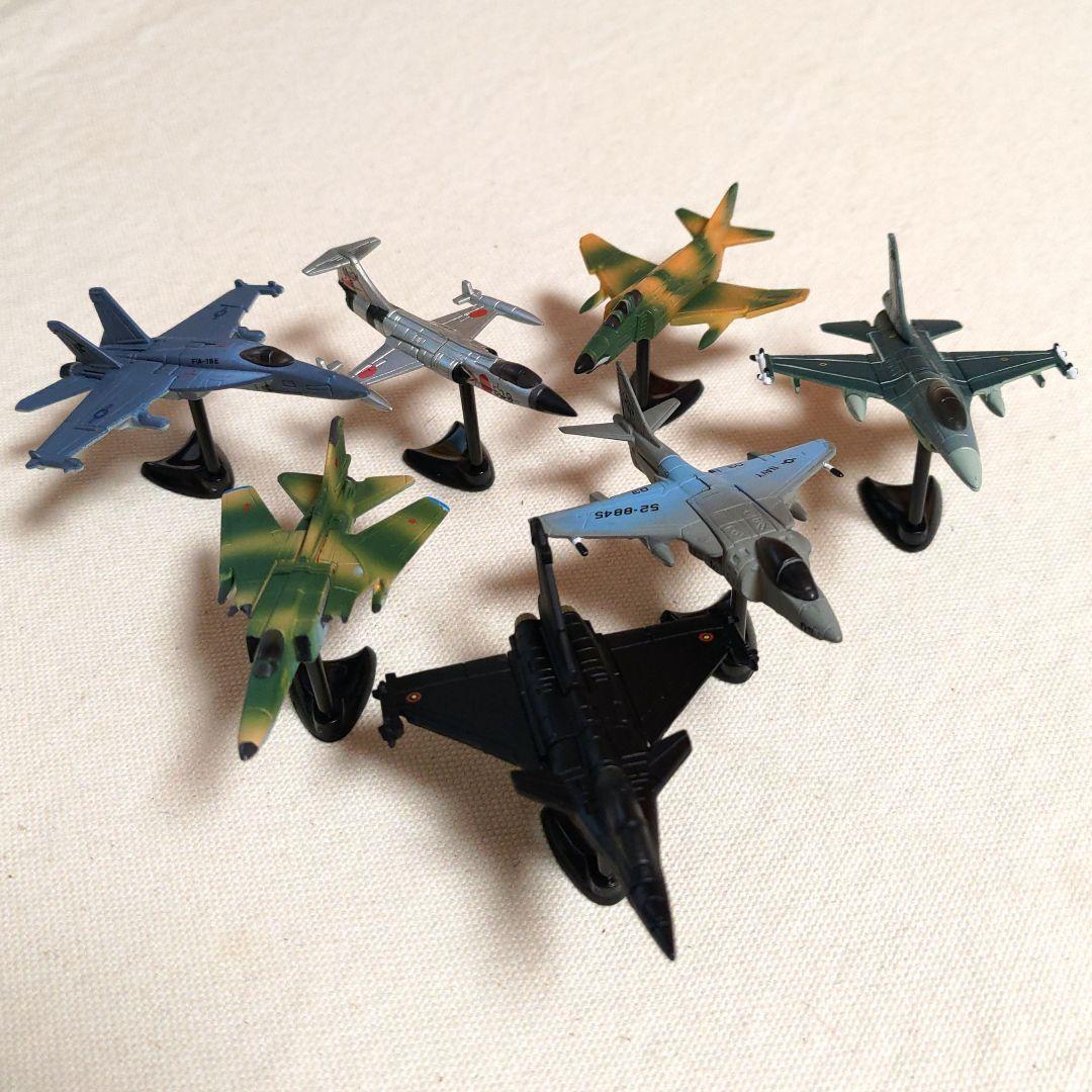 ミニチュア】世界の戦闘機コレクション 7機セット【新品未使用