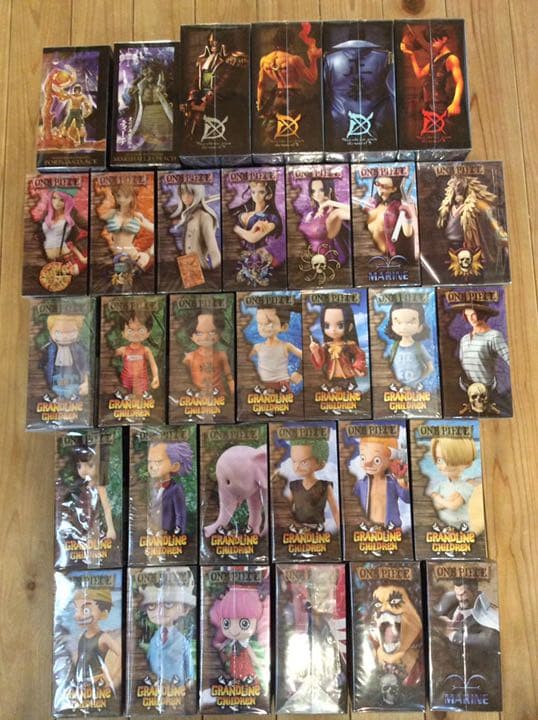 ★ラストセット GRANDLINE MENフルコンプ＋レア 白ひげ他　全７９体