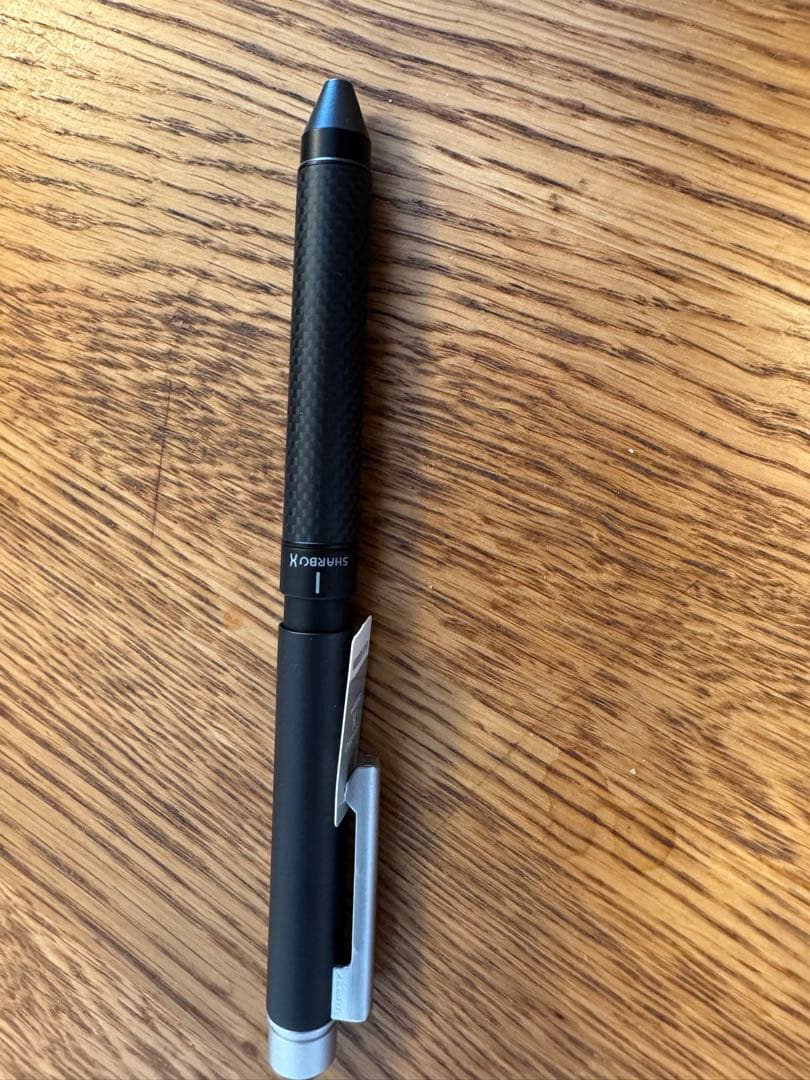 ペン4本セット　(シャーボX、クルトガダイブ、オレンズネロ、カランダッシュ)