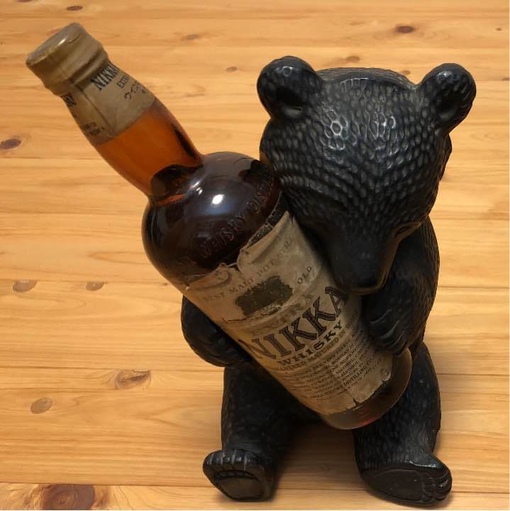 ニッカウイスキー ショップ 丸壜ニッカ エクストラ 2級 熊の陶器(非売品)