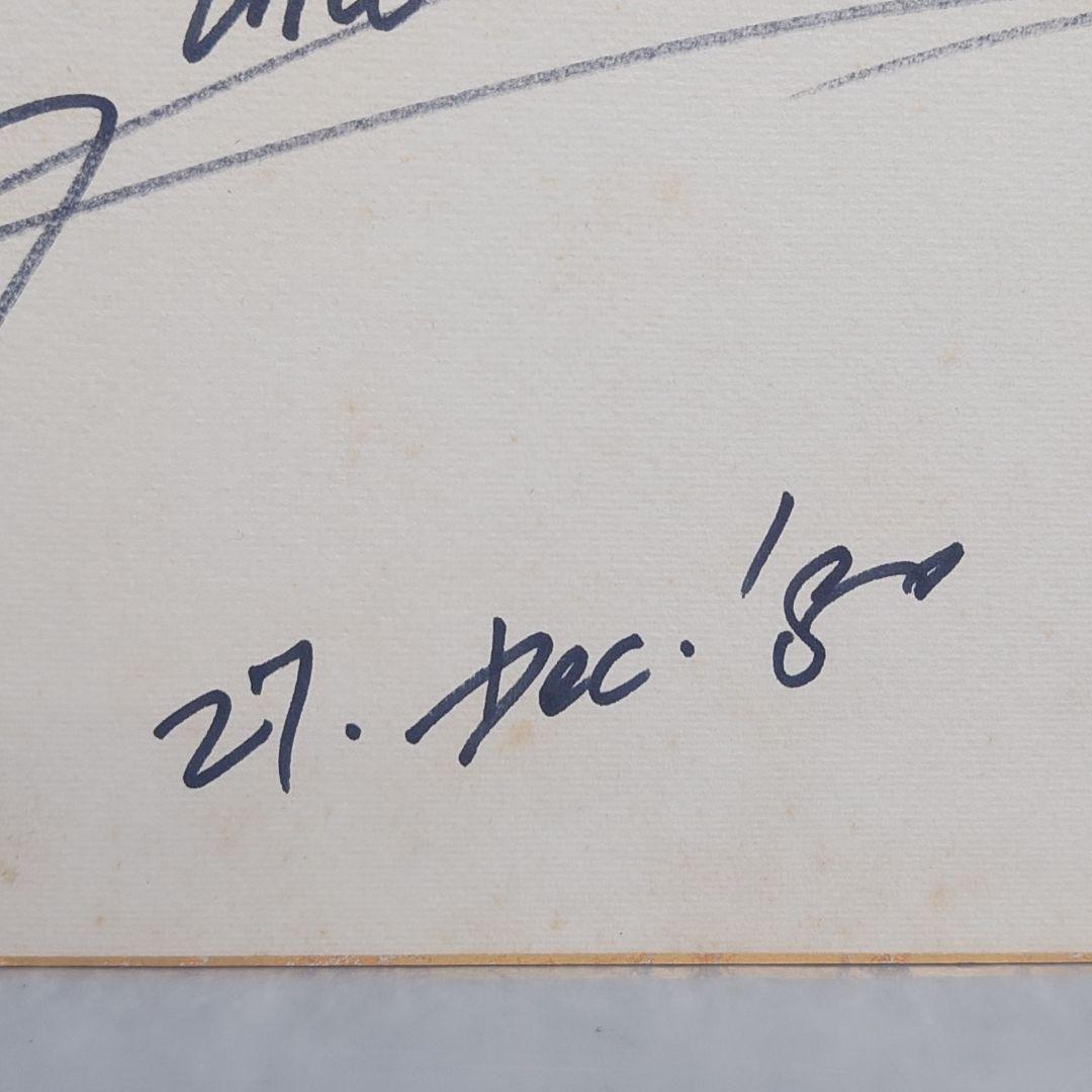 希少 坂本龍一 サイン？ 1980年 レア