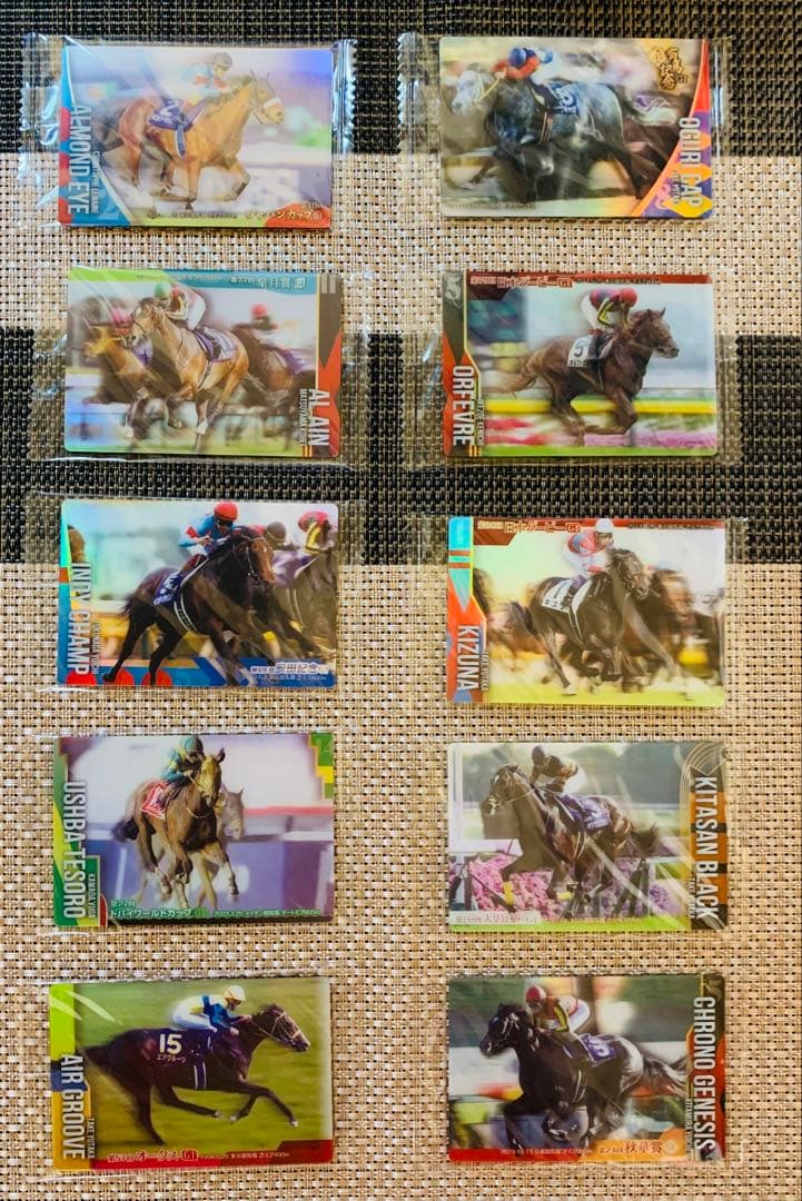 サラブレッドコレクション☆ツインウエハース2R 通常サイン各全30種 計60枚